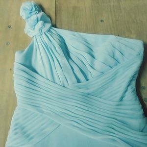 Light blue formal gown